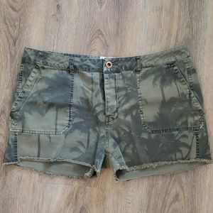 Palm Tree Print Shorts